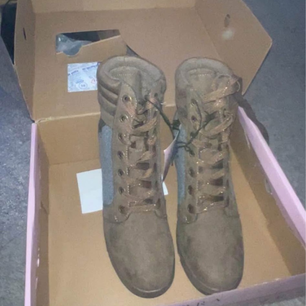 Women's Brown Suede Ankle Boots